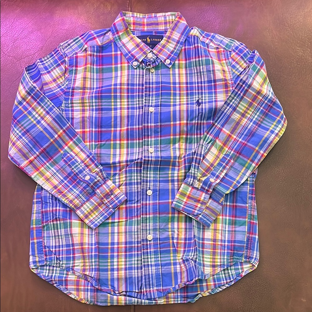 Polo by Ralph Lauren boy’s  Multicolor Plaid Shirt
